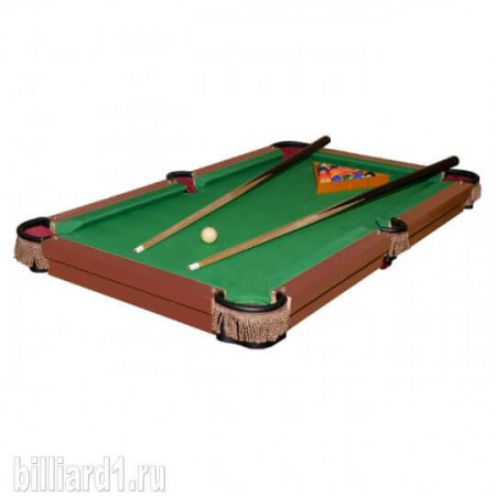 Детский бильярдный стол Салют-Лайт 3 фута (пирамида, пул)