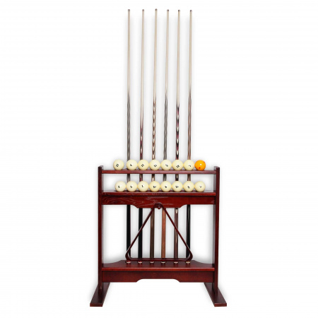 Киевница напольная Модерн для 6 киев (дуб махагон)