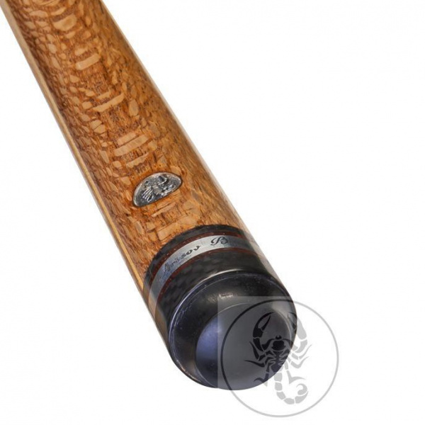 Кий для русского бильярда мастера Арисова Маккензи, двухсоставной (лайсвуд, лимонник) классический запил 16